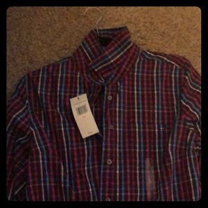Tommy Hilfiger button down colored striped shirt
